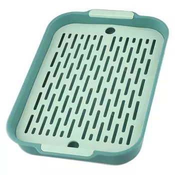 Туалет с лопаткой, лоток для кошачьего туалета, пластиковая решетка, туалет для хомяка, туалет для морской свинки, лоток для мусора S