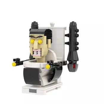 Туалет Skibidi Vs Camera Man, игрушка, туалет Skibidi, строительный блок, туалет Skibidi Camara, туалетные принадлежности, кирпич, фигурка спикера, набор игрушек One Size