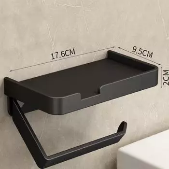 Туалетная бумага Держатель для полотенецДержатель для салфеток Настенный держатель для туалетного телефона без отверстийДержатель для салфетокДержатель для туалетной бумаги