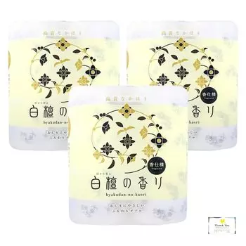 Туалетная бумага Shikoku special paper с ароматом сандалового дерева, двойная, 12 рулонов, 3 рулона, оригинальная карта для оптовой покупки прилагается (4 сумки) +