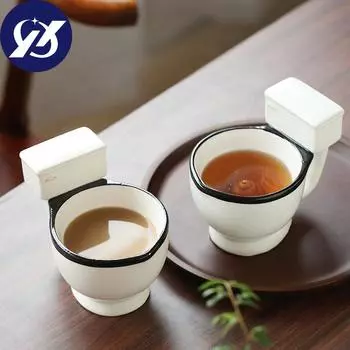 Туалетная керамическая кружка 300 мл, кофе, чай, молоко, мороженое, чашка для воды, рождественские подарки