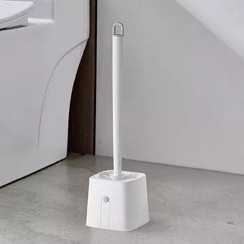 Туалетная щетка без мертвого угла, новинка 2025 г., щетка для мытья туалета в домашних условиях, настенная, устройство для чистки туалета в ванной комнате Pack of 1