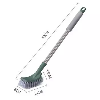 Туалетная щетка бытовая настенная с длинной ручкой без мертвых зон щетка для мытья туалета подвесная для туалета с мягкой щетиной для чистки туалета Pinglong