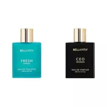 Туалетная вода Bella Vita Luxury FRESH Unisex CEO Woman Eau De Parfum с ароматом бергамота и тонка и фруктовыми нотками для женщин 100 мл