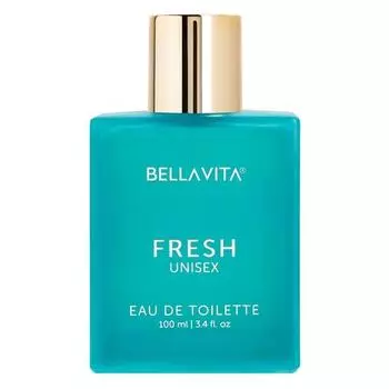 Туалетная вода унисекс Bella Vita Luxury FRESH с бергамотом | Премиум, стойкий свежий аромат для мужчин и женщин, 100 мл