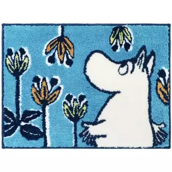 Туалетные принадлежности для ванны Yokozuna Creation (Коврик для ванной, Муми-тролли (Муми-лабиринт)) синий