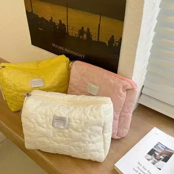 Туалетные принадлежности Косметичка-органайзер на молнии Дорожная косметичка-мешочек Новая женская косметичка с цветочным узором A13