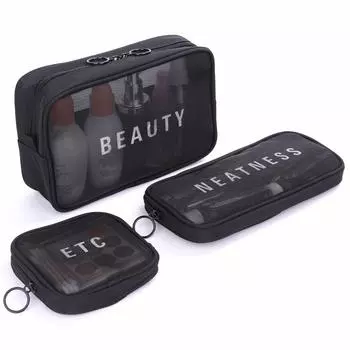 Туалетные принадлежности Косметика для путешествий Косметика для путешествий Туалет Хранение дорожных товаров Прозрачный большой органайзер для косметики Маленький набор Сумка, мешочек, мешочек, мешочек, мешочек,