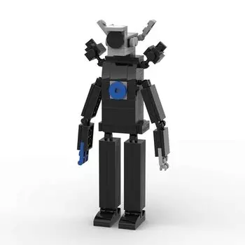 Туалетный блок Skibidi Игрушки для туалета Skibidi Предметы для коллекционирования в стиле аниме Строительные блоки Коллекционные аниме-строительные кирпичи Игры для фанатов на Хэллоуин Отлично