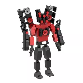 Туалетный блок Skibidi Туалетный блок Skibidi Игрушка Хобби Блок Коллекционная сетка Аниме Строительные блоки Коллекционные аниме Строительные кирпичи Хэллоуин Фанаты игр