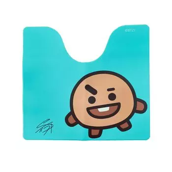 Туалетный коврик Marushin BT21 с изображением персонажа, моющийся 5785021900 Mat_SHOOKY