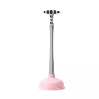 Туалетный вантуз резиновый пластиковый мощный всасывающий эффективный туалетный сливной вантуз для ванной комнаты розовый розовый