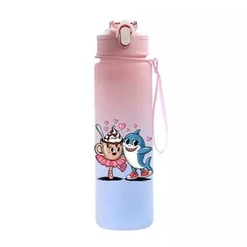 Tuang Tuang Tuang Printed 750Ml Water Bottle Anime Cartoon Large Capacity Drinking Cup Portable Outdoor Sports Water Cup Children Gift