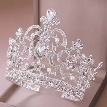 Tuanming европейские и американские аксессуары для волос Crystal Crown для конкурсов красоты и свадебных головных уборов