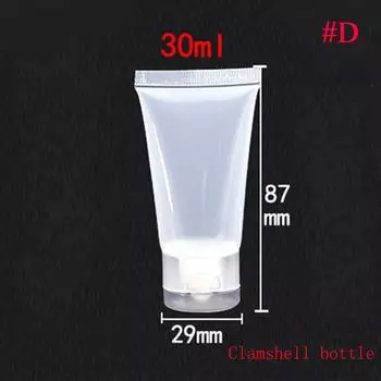 Tubes Cosmetic Cream Plastic Travel Bottle Refillable Bottles Empty Bottle Makeup Container D