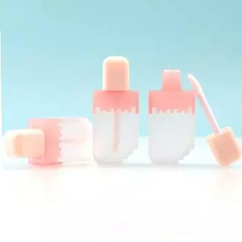 Тюбик для блеска для губ, герметичный контейнер для хранения, легкий, практичный, сделай сам, пустой контейнер для глазури для губ, бутылка, поставка для салона красоты 5ML розовый