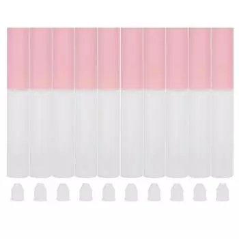 Тюбики для блеска для губ Пустые тюбики для помады Пустые флаконы для косметики Многоразовые контейнеры (Щетка