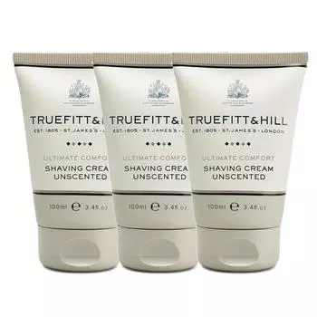 Тюбики с кремом для бритья Truefit & Hill Ultimate Comfort, 3 шт. по 100 мл