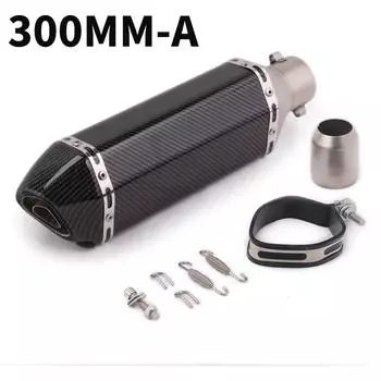 Tubo De Escape Da Motocicleta 51 мм Com Silenciador Modificar Motocross Silenciador Para Z400 250 R15 R3 Sujeira Pit Bike TYPE-370MM-A