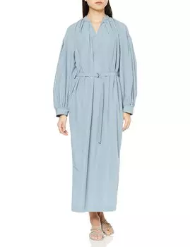 Tuck Cocoon Shirt Dress MWFO231020 BLU 0 [Miesloe] Women s синий