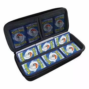 TUDIA EVA пустой жесткий чехол для хранения органайзер для карт с игровыми картами Pokemon Trading, карты не игровые/совместимые [только чехол, в комплекте]