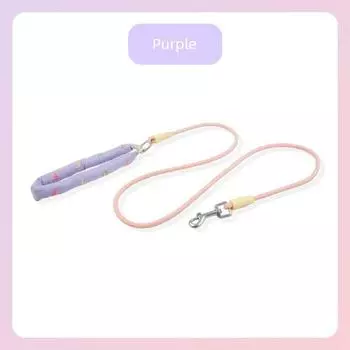 Tuffhound It Wishes Dog Hand Holding Rope Pet Supplies Small Medium Large Dog Dog Chain Dog Leash Free size 1.5m long Purple Pink Traction Rope