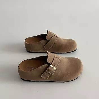 Туфли Baotou женские весна новые популярные ретро мода небольшая внутренняя высота увеличение универсальная обувь 35