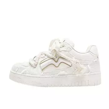 Туфли белые с толстой подошвой Мужская обувь Обувь для сёрфинга 35 белый