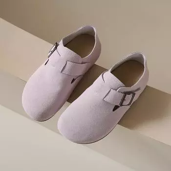 Туфли Boken матовые, плоские, одна педаль, мягкое дно, мягкая поверхность, удобные, уродливые, милые, японские ретро-туфли Boken, одиночные туфли ZY8583 35 коричневый