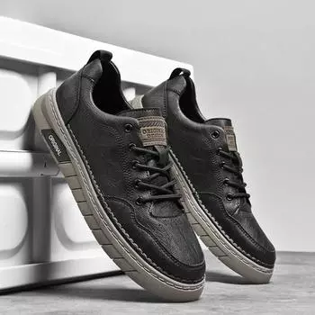 Туфли-броги, черные, деловые, мужские, повседневные, на платформе, с круглым носком, на толстой подошве, формальные, кожаные, мужские, летняя распродажа, удобные на ПУ 39