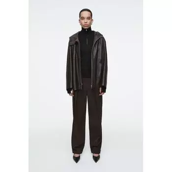 Туфли Cos Japan из перфорированной кожи с открытой пяткой Black/36