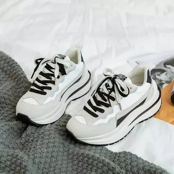 Туфли Daddy из натуральной кожи с присоской из пленки, женские, весна-лето, новые, деконструкционные, для тренировок, для отдыха 35