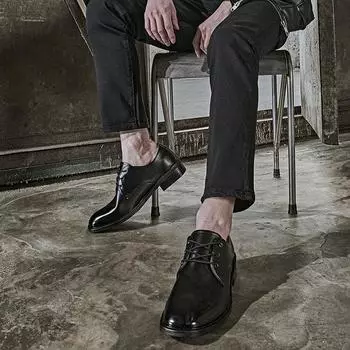 Туфли дерби BSC T by Clash W1041 Arlington Square Midnight Black-Basic 260