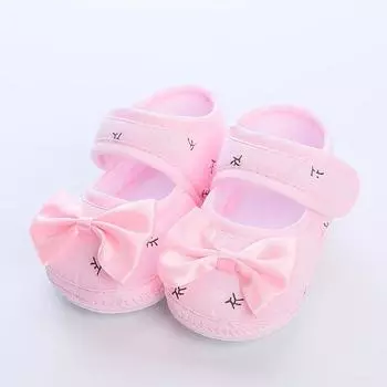 Туфли для девочек с квадратным ртом Туфли для девочек с липкой пряжкой Теплые легкие туфли 12