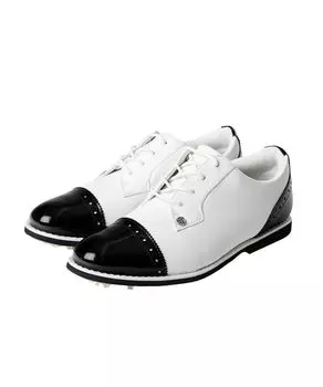 Туфли для гольфа G4LC20EF04 CAP TOE GALLIVANTER см [Gefore] Женские SNOW/ONYX 24,5 [Товар]