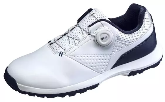 Туфли для гольфа Zero Spike Biter Light Lady SH2408 см 3E [Bridgestone Golf] женские белые/темно-синие 23,5