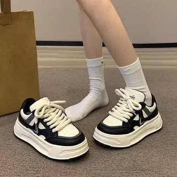 Туфли для папы маленького размера, женские, увеличивающие внутренний рост, на шнуровке, маленькие белые туфли, подходящие по цвету, повседневные студенческие туфли для женщин 35 белый