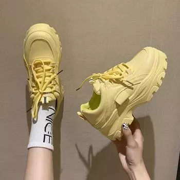 Туфли для папы на толстой подошве, женская зимняя нескользящая плюшевая брендовая повседневная обувь, модная спортивная обувь высокого качества, женская обувь 35