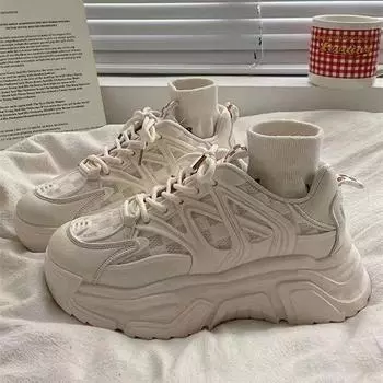 Туфли для папы, женские зимние новые резиновые женские туфли с мягкой подошвой, милые и крутые, маленькие повседневные женские кроссовки с ветром 35