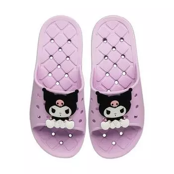 Туфли для ванной Lilpang Sanrio Kuromi All-in-One EVA Adult, популярный персонаж в Корее