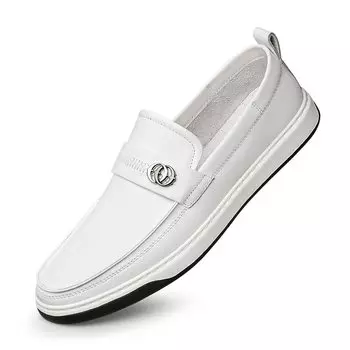 Туфли для вождения на толстой подошве, размер 22, белые [Zero], мужские, без застежек, 1278 руб., весна/лето, 25,5 см белый