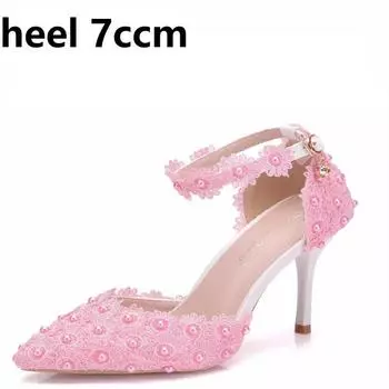 Туфли для женщин больших размеров 34-42 Элегантные Роскошные Вечерние Свадебные Босоножки на Высоком Каблуке Платформе Удобные Sandalias De Mujer 33