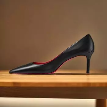 Туфли из матовой кожи светло-бежевого черного цвета с острым каблуком высотой 12 см, модная и универсальная профессиональная обувь. 35