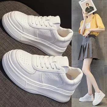 Туфли из натуральной кожи на плоской подошве белого цвета, легкие повседневные туфли с мягкой подошвой, популярные туфли 34 белый