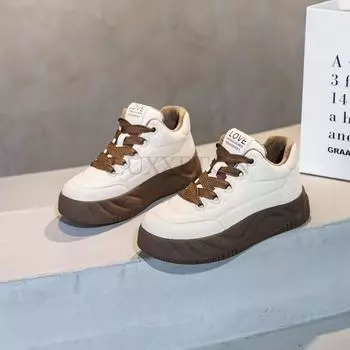 Туфли из натуральной кожи на толстой подошве с высоким берцем и добавлением бархата для тепла, комфорта, универсальности, модной ретро-обуви для сноуборда 35