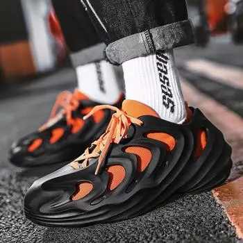 Туфли Kanye Cococo 350 отверстий 500v3 Интернет-знаменитость Douyin полые белые туфли съемные носки для папы мужская обувь 39