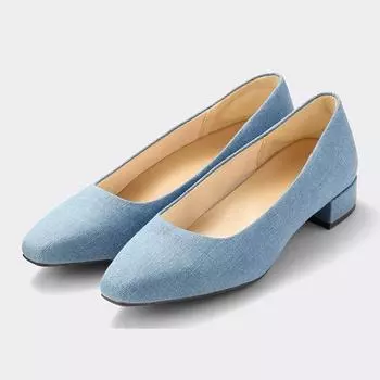 Туфли-лодочки GU by Uniqlo Marshmallow на низком каблуке, каблук 2,3 см.