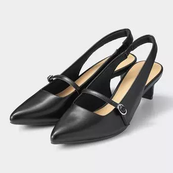 Туфли-лодочки GU by Uniqlo с ремнем на спине+E