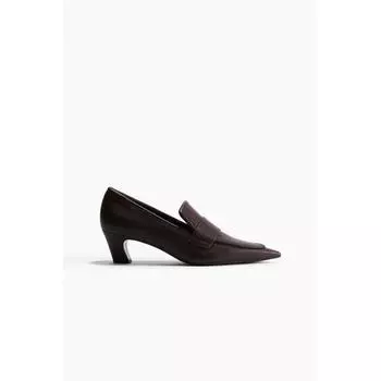 Туфли-лодочки HM Loafers бордового цвета