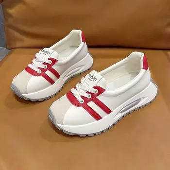 Туфли-лодочки с перекрещивающимися завязками и неглубокими лоскутными каблуками с квадратным носком, увеличивающие рост, ретро-туфли Мэри Джейн, повседневные балетки для женщин, трендовое лето 35